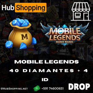 MOBILE LEGEND | 40 DIAMANTES + 4 | ID
